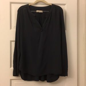LOFT Gray Blouse